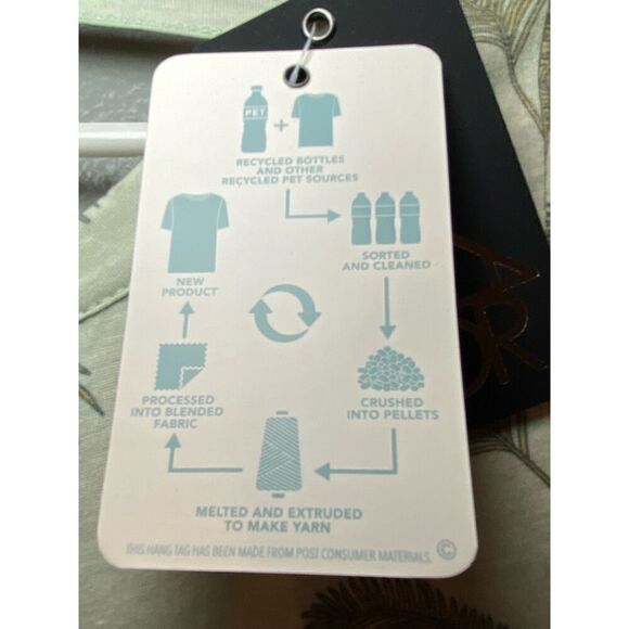 Chaser Women's Top with Tropical Leaves with a Scoop Back Size Small - Picture 5 of 10